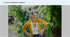 Desktop Screenshot of juliascelebrantagency.com