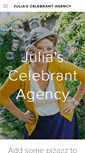 Mobile Screenshot of juliascelebrantagency.com